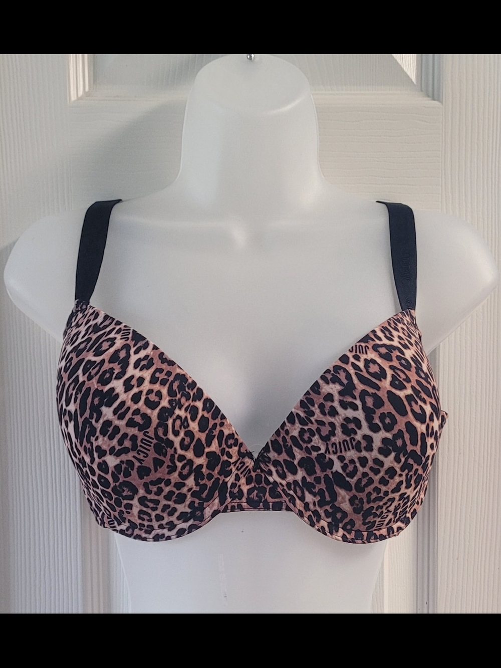 Juicy Couture Leopard Print Underwire Bra